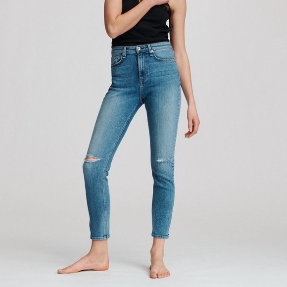 rag & bone Denim - Rag & Bone “Nina” high rise skinny ankle jeans, size 27